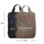 Outdoor Camping Kitchenware 8-Piece Set Comes with A Full Set of Thickened Cookware Storage Kit Cutlery Camping Supplies Tools