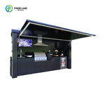 Customized Weatherproof Outdoor  Kitchen Cabinets Island with Sink Outdoor Kitchen Appliances for Capsule House Hotel