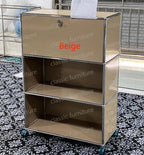 Modular Module Furniture Customized Metal Stainless Steel Cabinet  Storage  Sideboard Shelf DIY Living Room
