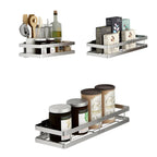 304 Stainless Steel Kitchen Storage Spice Rack Corner Wall Shelf for Kitchen Oragnizer Bathroom Shower Rack Bathroom Accessories