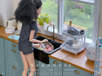 1/6 bjd ob11 miniature dollhouse furniture Mini model Kitchen DIY sink/basin/faucet