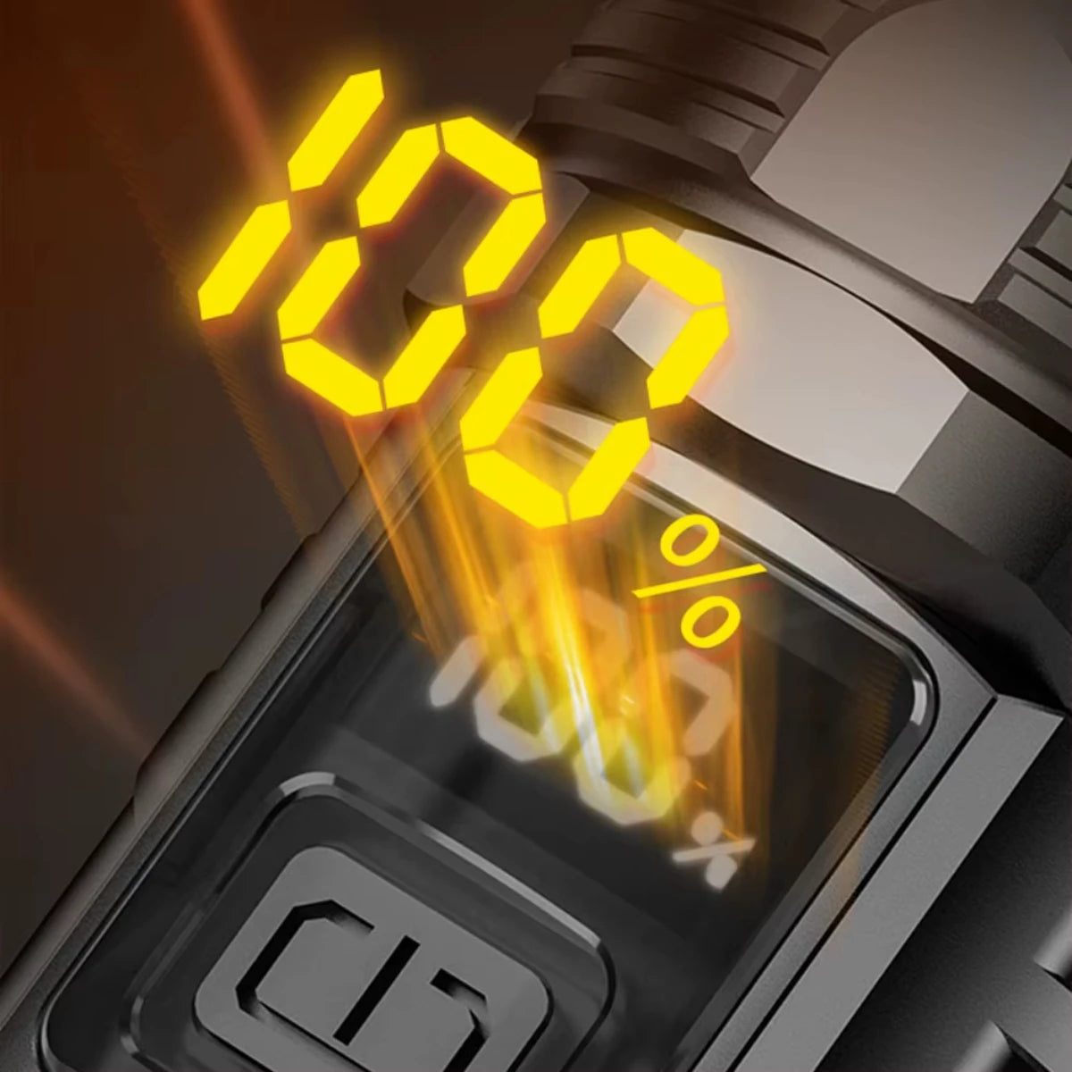 USB Rechargeable High Power LED Flashlight - Super Bright Portable Torch for Camping, Hiking & Emergency | AlluCanFind