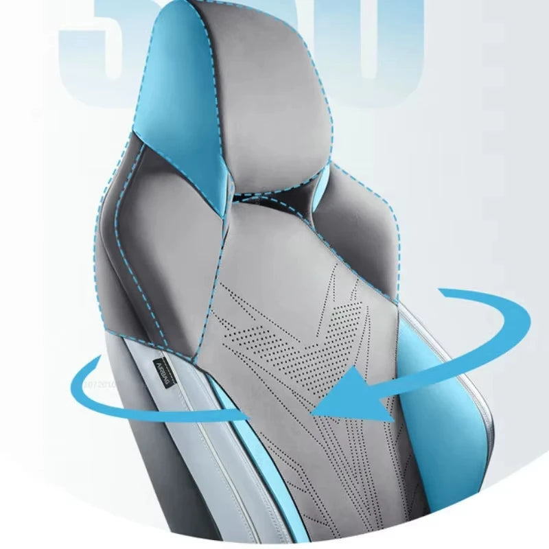 New suede Car Seat cover for BYD seal EV 2024 Breathable Comfortable Four Seasons Universal Auto Full Seats cushion