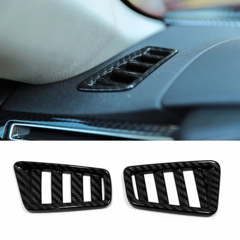 For Peugeot 508 2019 2020 2021 2022 CarbonFiber interior Accessories gear shfit panle steering wheel seat switch Air vent Cover