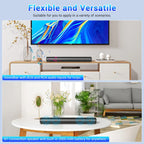 Sound Bar TV Speaker with Wireless Subwoofer - Bluetooth Home Theater