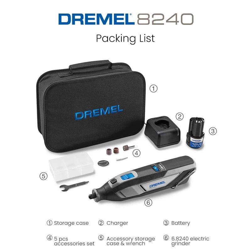 Dremel 3000 Electric Grinder Rotary Tool Engraver Pen Kit Multi-Function Home Diy Grinding Machine for Cutting Carving Polishing