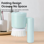 2025 Cordless Electric Spin Scrubber with 5 Brushes,IPX7 Waterproof Rechargeable Bathroom Cleaner for Tile/Shower/Grout Cleaning