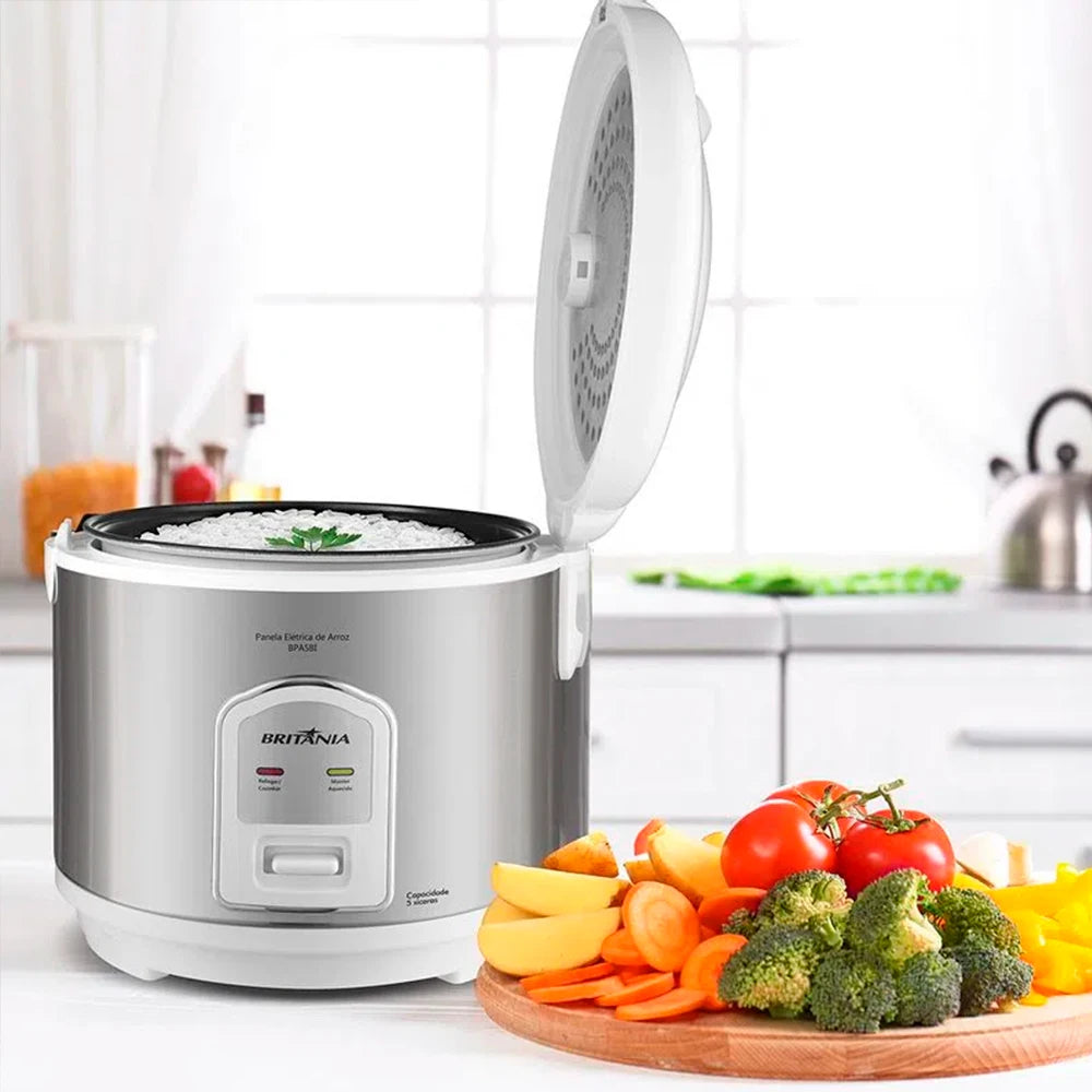BPA5BI British Electric Rice Cooker 5 cups White 127V