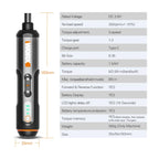 Worx-mini 4V electric screwdriver, WX240, wireless electric screwdriver, USB handle, electric drill tool WX240.7/WX240/WX242