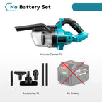 Cordless Handheld Electric Vacuum Cleaner 1000W Powerful Rechargeable Household Indoor Cleaning Tools For Makita 18V Battery