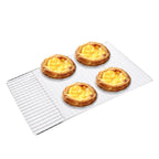 Kitchen Accessories Grid Mesh Baking Cooling Rack Nonstick Rectangular Barbecue Holder Shelf Wear-resistant Oil Drain Rack Oven