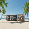 Customized 2.9m Outdoor Mobile Kitchen Cabinet BBQ Island Cabinets Multi Function Backyard Party Catering Equipment