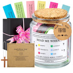 Bible Verse Jar Read Me When Bible Verses Jar for Emotions and Feelings Christian Gift for Women Valentine's Day Gift Prayer Jar