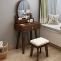 Bedroom Hairstyle Vanitys for Makeup Drawers and Mirror Makeup Dressing Table Furniture Pink Vanity Chair Solid Wood Dresser