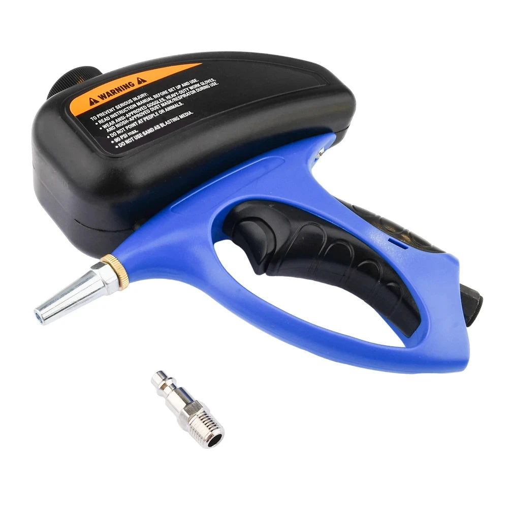 Clearance_Handheld Gravity Blaster 90Psi Portable Sand Paint Sprayer Pneumatic Rust Power Tool Protection Blasting Air Gun High