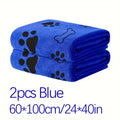 2-Pack Soft Microfiber Dog Towels - Quick Dry, Super Absorbent for Pet Bath & Grooming | AlluCanFind