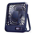 Desk Fan, Portable USB Rechargeable Fan, 180° Tilt Folding Personal Fa