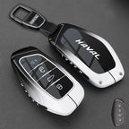 Leather Car Key Case Cover for Great Wall Haval H6 2024 H9 2024 H2 M6 Cool Dog Plus Owl Dragon MAX F7 F7X F7H H8 H3 Accessories