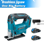 Brushless Jigsaw Electric Jig with Saw Blade Multi-Function Woodworking Power Tool Adjustable Woodworking for Makita 18V Battery
