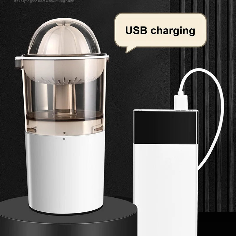 250ml Electric Juicing Cup Orange Juicer Lemon Juice USB Chargeable Portable Squeezer Pressure Fruit Juicer for Home Kitchen