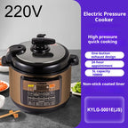 2025 New Electric Rice Cooker Home Multi functional Intelligent 5L Large Capacity Non stick Pot Pressure Cooker