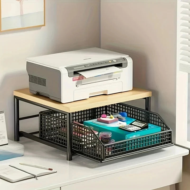 Stylish Modern Space Saving Microwave Rack Countertop Organizer Shelf for Home Kitchen Appliances