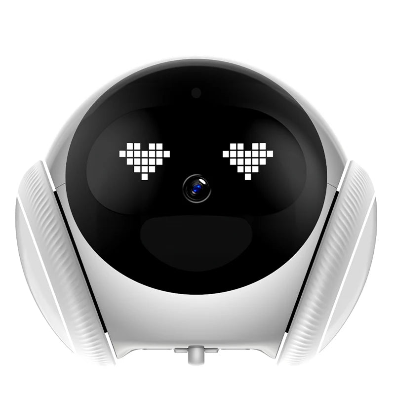 Famue Smart Child Care Robot with Pet Monitoring & Elderly Companion, APP Remote Control, 2-Way Voice Call, Motion Detection for