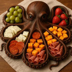 Kitchen Fruit Tray & Snack Storage Catered Food Tray Cow, Rabbit, Octopus-Shaped Snack Tray Animal-Themed Creative Food Platter