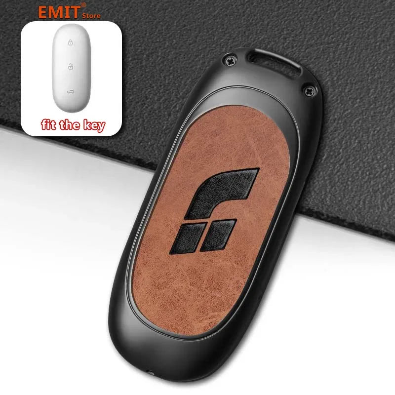 for Lixiang LEADING IDEAL L7 L8 L9 MAX Li Auto Key Case Smart Remote Holder Keychain Bag Protection Shell Cover Car Accessories