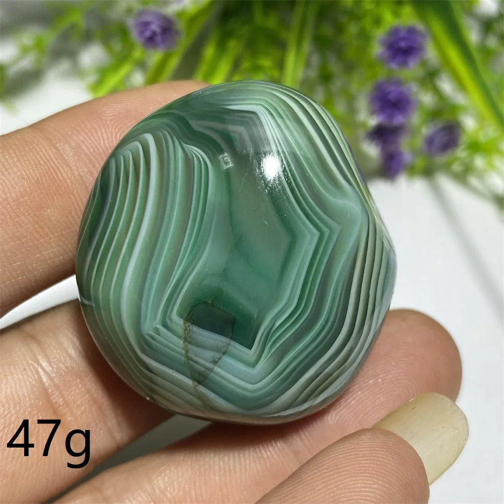 Green Agate Natural Irregular Playthings Small  Stone Healing Crystals Quartz Mineral Craft Decor Accessories Gift