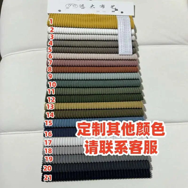 Vacuum Compression Sofa Italian Simple Retro High-end Corduroy Living Room Sofa Sofa Bed Foldable Washable Customizable