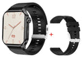 ET580 Smart Watch Men 2.04inch AMOLED Large Screen Bluetooth Call ECG Blood Pressure Oxygen Health Monitor SOS Smartwatch