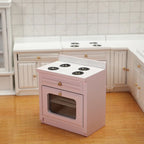 Dollhouse Mini Cooking Table Sink Counter Set Cabinets Combination 1:12 Miniature Kitchen Miniature Models Home Decor Figurines