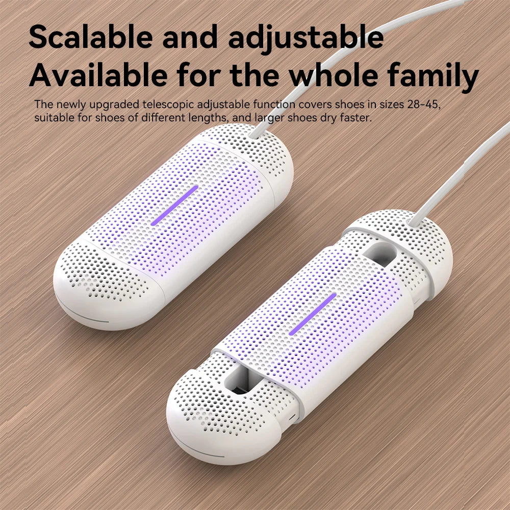 Shoe Dryer Household Multi-Functional Dehumidification UV Dryer Deodorization Rapid Drying, Foot Warming Suitable Portable Dryer