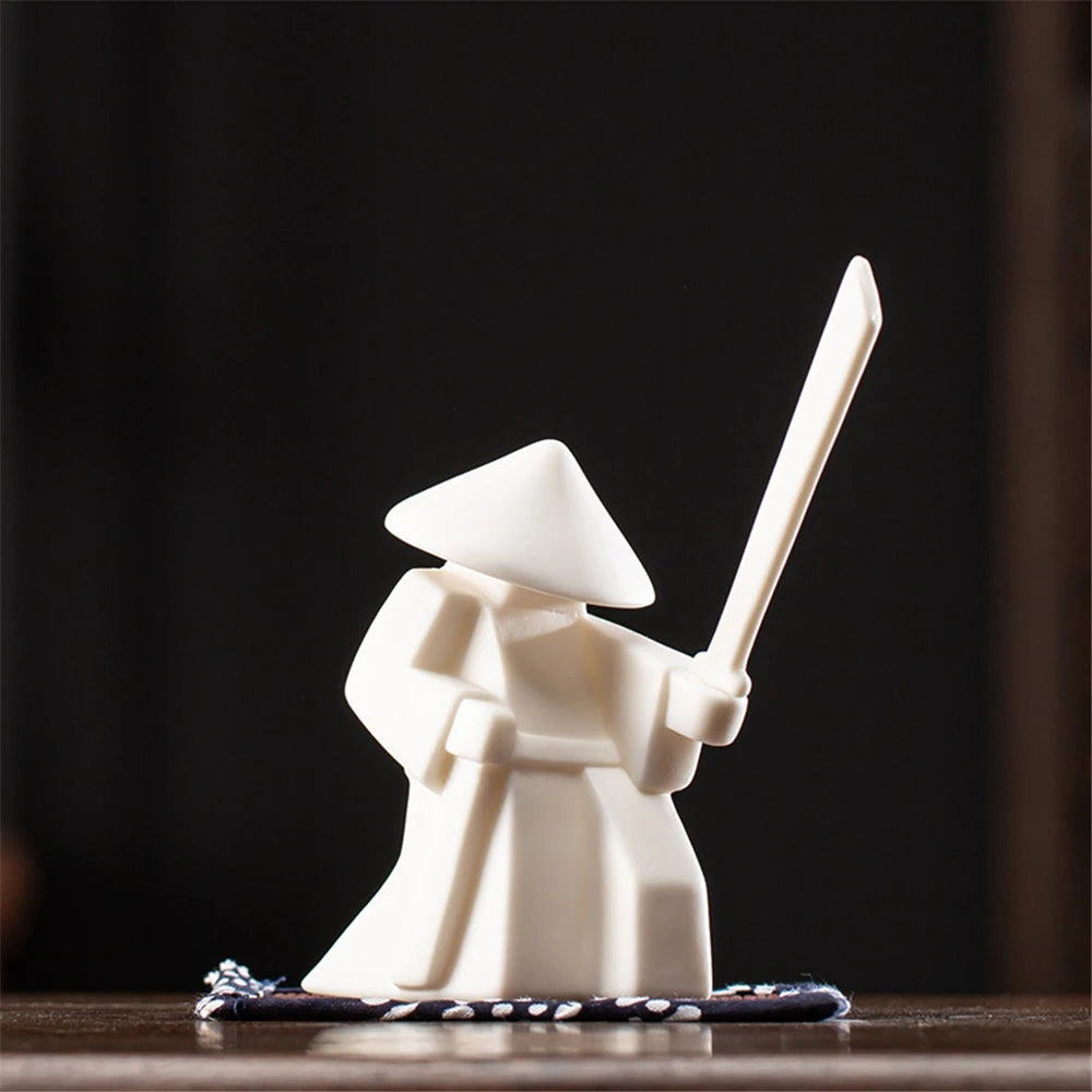 Incense Stick Holder Japanese Samurai Tea Ceremony Ornaments Home Furnishings Office Decoration Korea Swordsman