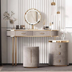 Girl Garden Vanity Table Bedroom Mirror Modern Bathroom Dressing Table Jewelry Organizer Mesa De Maquillaje Trendy Furniture