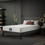 Spring Core Mattresses 90x200×25cm ,7-Zone Cold Foam Mattress,100%Oeko-Tex Certified, Quilted Microfiber Cover Topping,H3