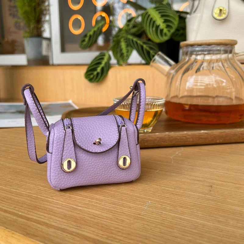 Mini Leather Fashion Bag For Airpods 4 3 2 Pro 2 Galaxy Buds 3/ 3Pro/ Buds FE 2Pro  Headphone Case Can Hold Other Small items