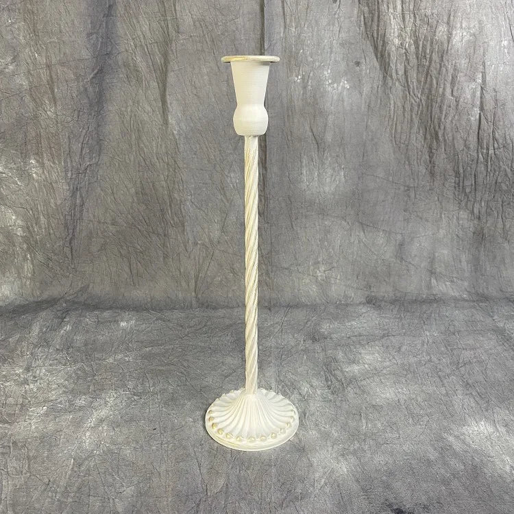 Single Headed Metal Candlestick Romantic Wedding Decorations Iron Art Candle Holders Living Room Candlelight Dinner Decoration