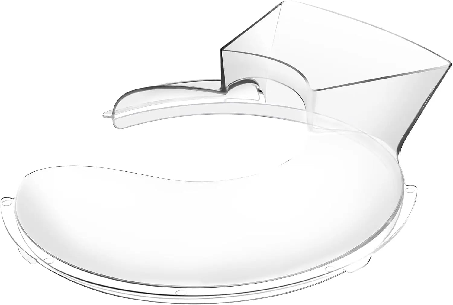 Dishwasher Safe，KSMBLPS Pouring shield for kitchenaid 5.5qt ，6 Quart &5, 7, 8 Qt Stainless Steel Bowl,fit ka Bowl-Lift Bowl