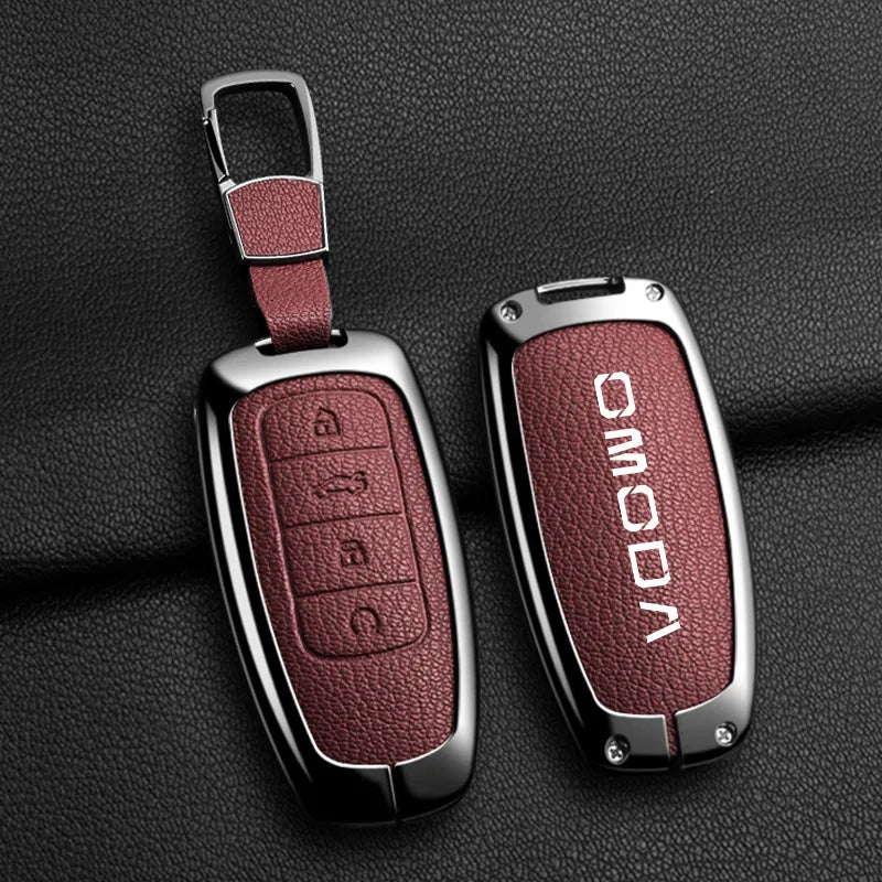 Car Key Case Bag For Chery Omoda 5 C5 Tigo 7 8 Pro Max Tigo 7 8 Plus Keychain Protective Cover Smart Remote Key Protection Shell