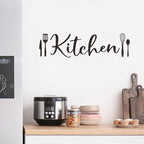 English Slogan Kitchen Wall Sticker Restaurant Kitchen Cooktop Background Home Decoration Wallpaper Creative Pattern Stickers