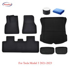 For Tesla Model Y 2017-2024 and Model 3 2021-2025 Highland All Weather Floor Mats Trunk Liners Full Protection Car Accessories