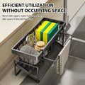 Kitchen Sink Drain Rack Organizer Sink Shelf Soap Sponge Holder Dishcloth Towel Rack Filter Basket Countertop Storage Spice rack