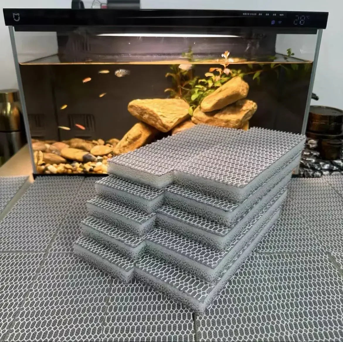 New For Xiaomi Mijia Smart Aquarium Physical Filtration Special Cotton Enhanced Filter Cotton Parts