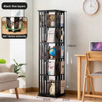 Rotating bookshelf 360 degree floor storage shelf Internet celebrity home simple student bookcase