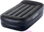 Raised Airbed Mattress with Built-in Pump,Dura-Beam Plus Pillow,Twin - Portable Inflatable Luxury Blow-Up Bed for Adults,Camping