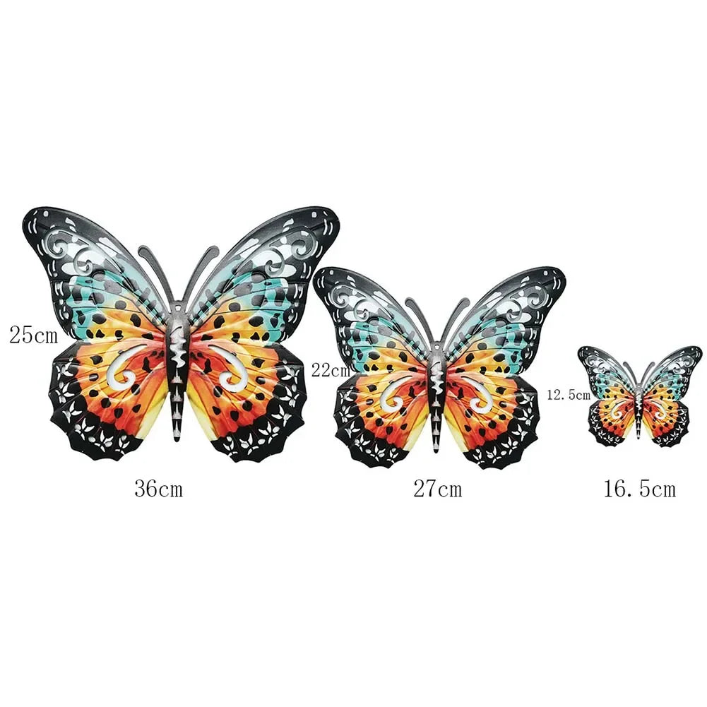 Metal Butterfly Outdoor Large Wall Home Decor Beauty Butterfly On The Wall Fence Shed Wall Garden Decor For Office Garden Patio