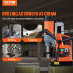 VEVOR 1300W 1400W 2" Electric Drilling Machine Magnetic Drill Press Boring Diameter Power Drill 810 PRM 1-second Release Drill