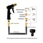 High Quality Flexible Expandable Garden Hose High Pressure Nozzle Spraye Washer Gun Car Wash Hose Expandable Garden Water Hose